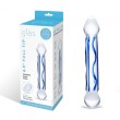 GLAS 6.5" FULL TIP TEXTURED DILDO